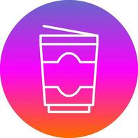 Yogurt Vector Icon Design