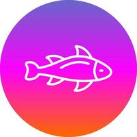 Salmon Vector Icon Design