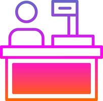 Cashier Vector Icon Design