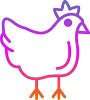 Chicken Vector Icon Design