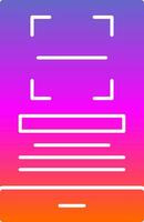 Qr Scan Vector Icon Design