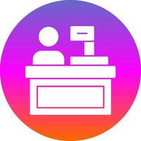 Cashier Vector Icon Design