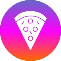 Pizza Slice Vector Icon Design