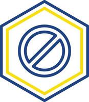 Wrong Way Vector Icon Design