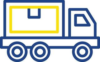 Delivery Truck Vector Icon Design