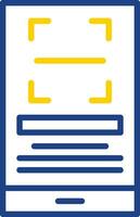 Qr Scan Vector Icon Design