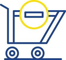 Remove From Cart Vector Icon Design