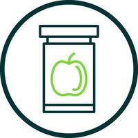 Apple Jam Vector Icon Design