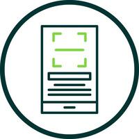 Qr Scan Vector Icon Design