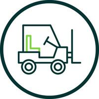 Forklift Vector Icon Design