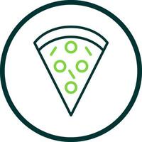 Pizza Slice Vector Icon Design