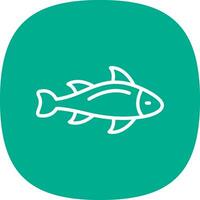 Salmon Vector Icon Design