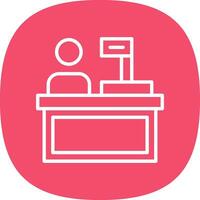 Cashier Vector Icon Design