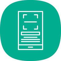 Qr Scan Vector Icon Design
