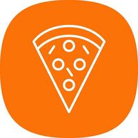 Pizza Slice Vector Icon Design