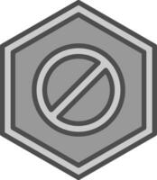 Wrong Way Vector Icon Design
