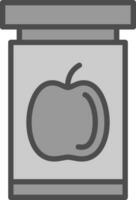 Apple Jam Vector Icon Design