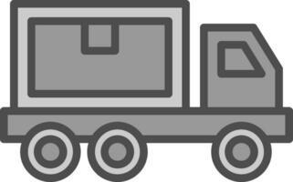 Delivery Truck Vector Icon Design