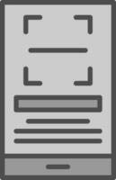 Qr Scan Vector Icon Design
