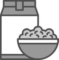 cereal vector icono diseño