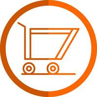 diseño de icono de vector de carrito de compras