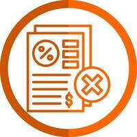 Rejected Vector Icon Design