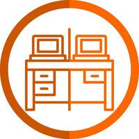 Work Space Vector Icon Design