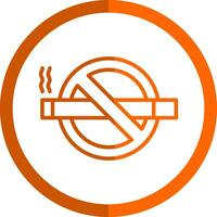 No Cigar Vector Icon Design