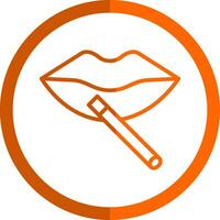 diseño de icono de vector de labios