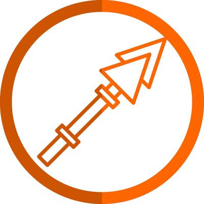 Lance Vector Icon Design