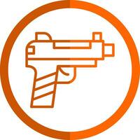 diseño de icono de vector de arma