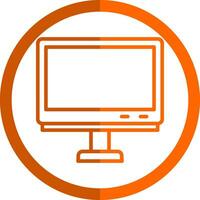 Monitor Vector Icon Design