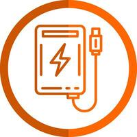 Power Bank Vector Icon Design