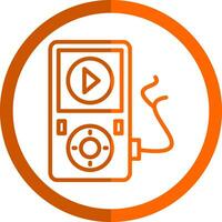 Mp4 Player Vector Icon Design