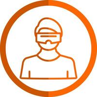 Virtual Reality Vector Icon Design