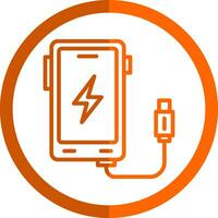 Wireless Charger Vector Icon Design