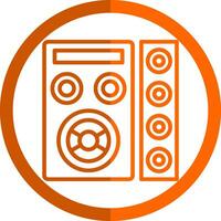 Speaker Vector Icon Design