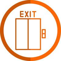 Exit Vector Icon Design