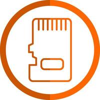 Memory Card Vector Icon Design