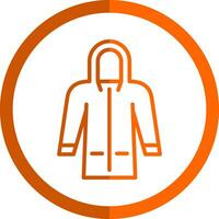 Raincoat Vector Icon Design