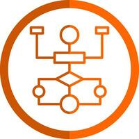 Flow Chart Vector Icon Design