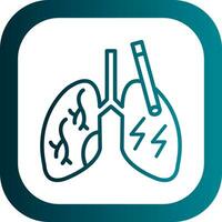 Lungs Vector Icon Design