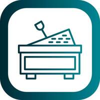 Sandbox Vector Icon Design
