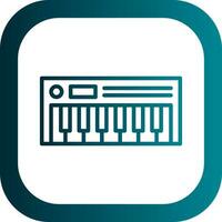 Piano Vector Icon Design