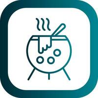 Cauldron Vector Icon Design