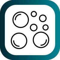 Bubbles Vector Icon Design