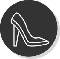 diseño de icono de vector de tacones altos