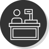 Cashier Vector Icon Design