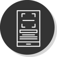 Qr Scan Vector Icon Design
