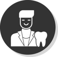 diseño de icono de vector de dentista